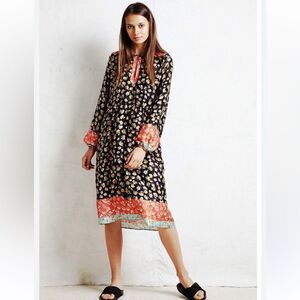 New WARM Resort Silk MIDI Dress Size 1/ US Small